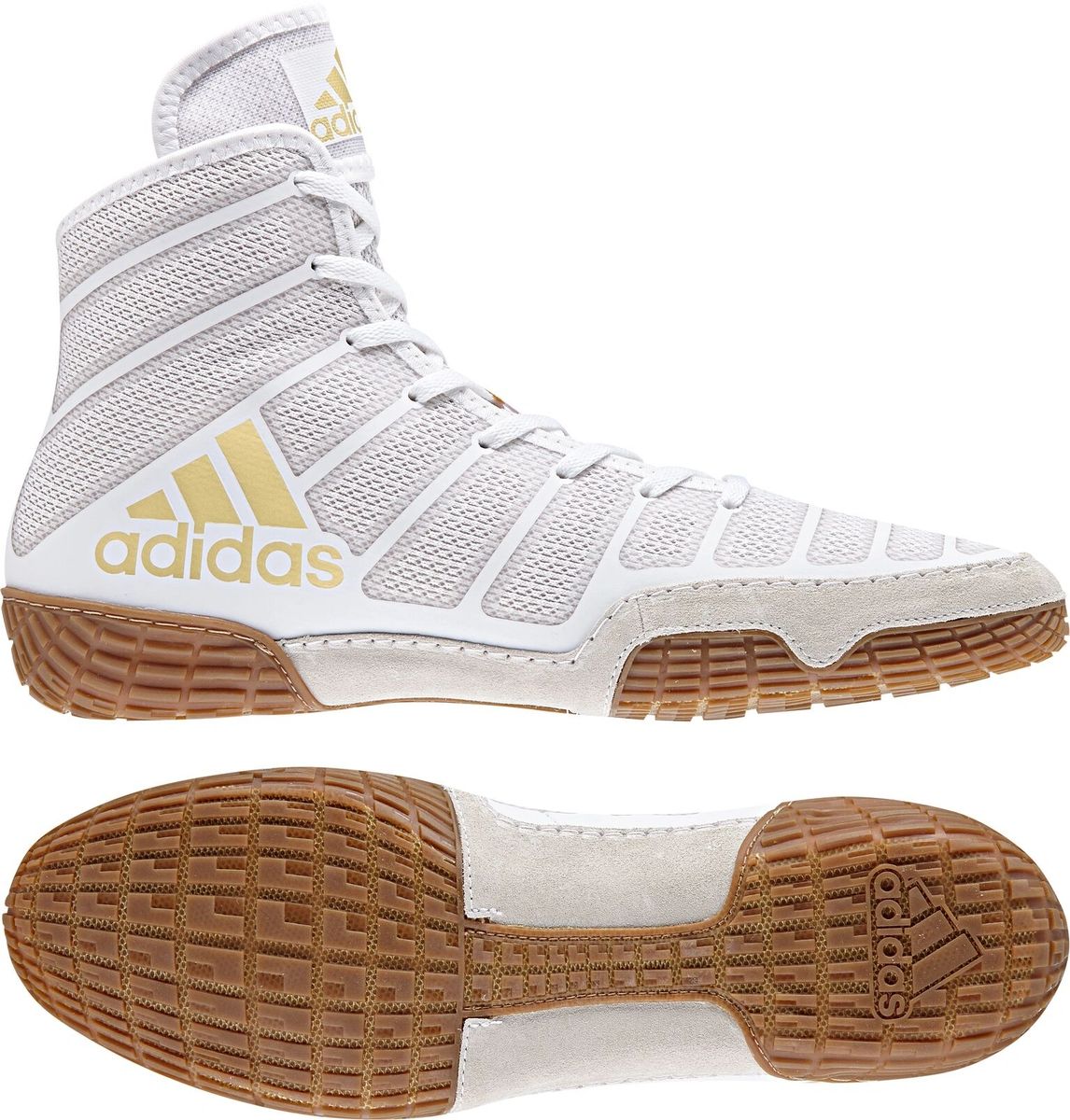 Adidas Adizero Varner - White/Vegas Gold/Gum